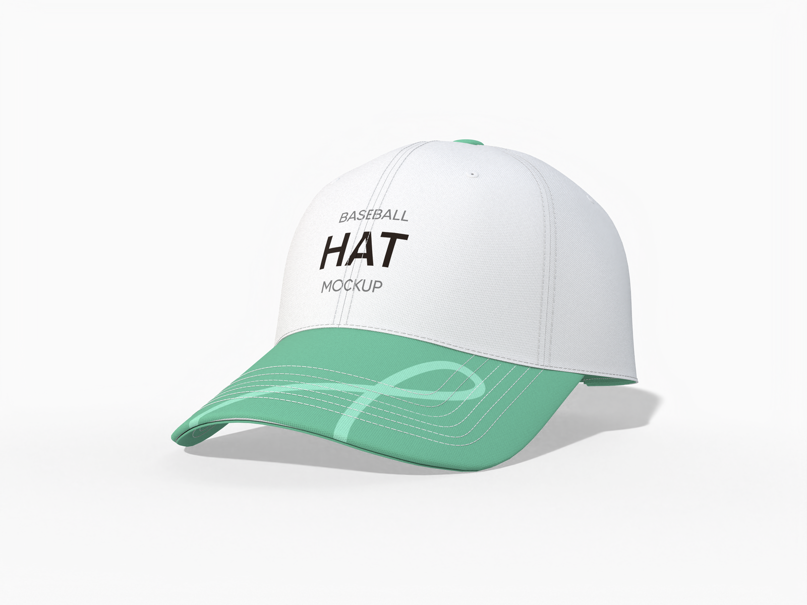 baseball cap with plastic snap mockup baseball cap with plastic snap mockup