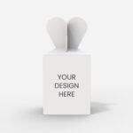 Christmas apple box packaging mockup