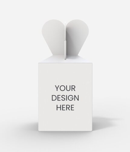 Christmas apple box packaging mockup