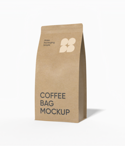 12 oz coffee bag mockup