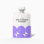 Stand up spout pouch juice pack branding mockup