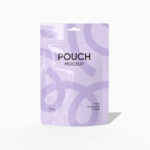 Stand up hanging zip lock pouch mockup