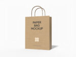 Paper bag mockup