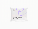 Snack bag pillow pouch mockup