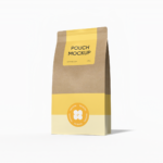 Classic coffee pouch Mockup