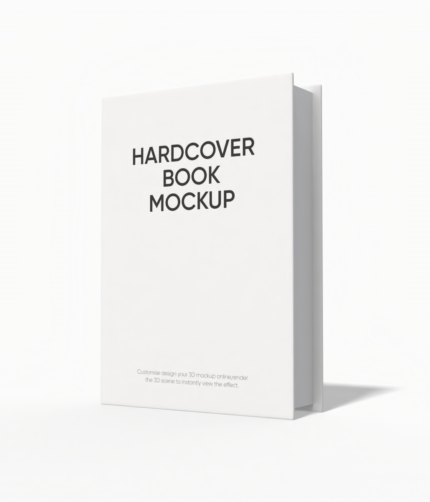 6×9 Hardcover book mockup