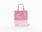 Tote shopping bag mockup