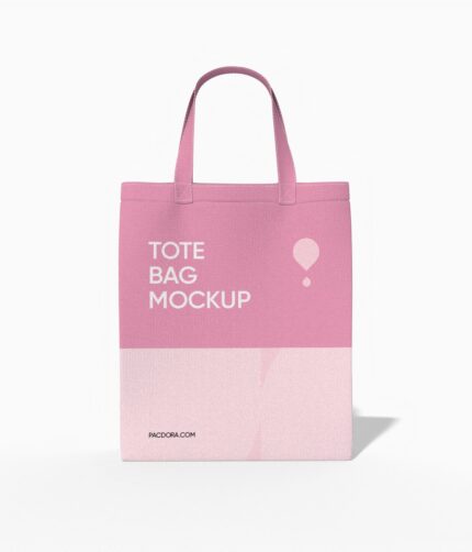 Tote shopping bag mockup