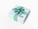 Surprise gift box mockup