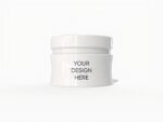 40ml Clear cosmetic cream jar mockup