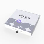 Jewelry gift box mockup