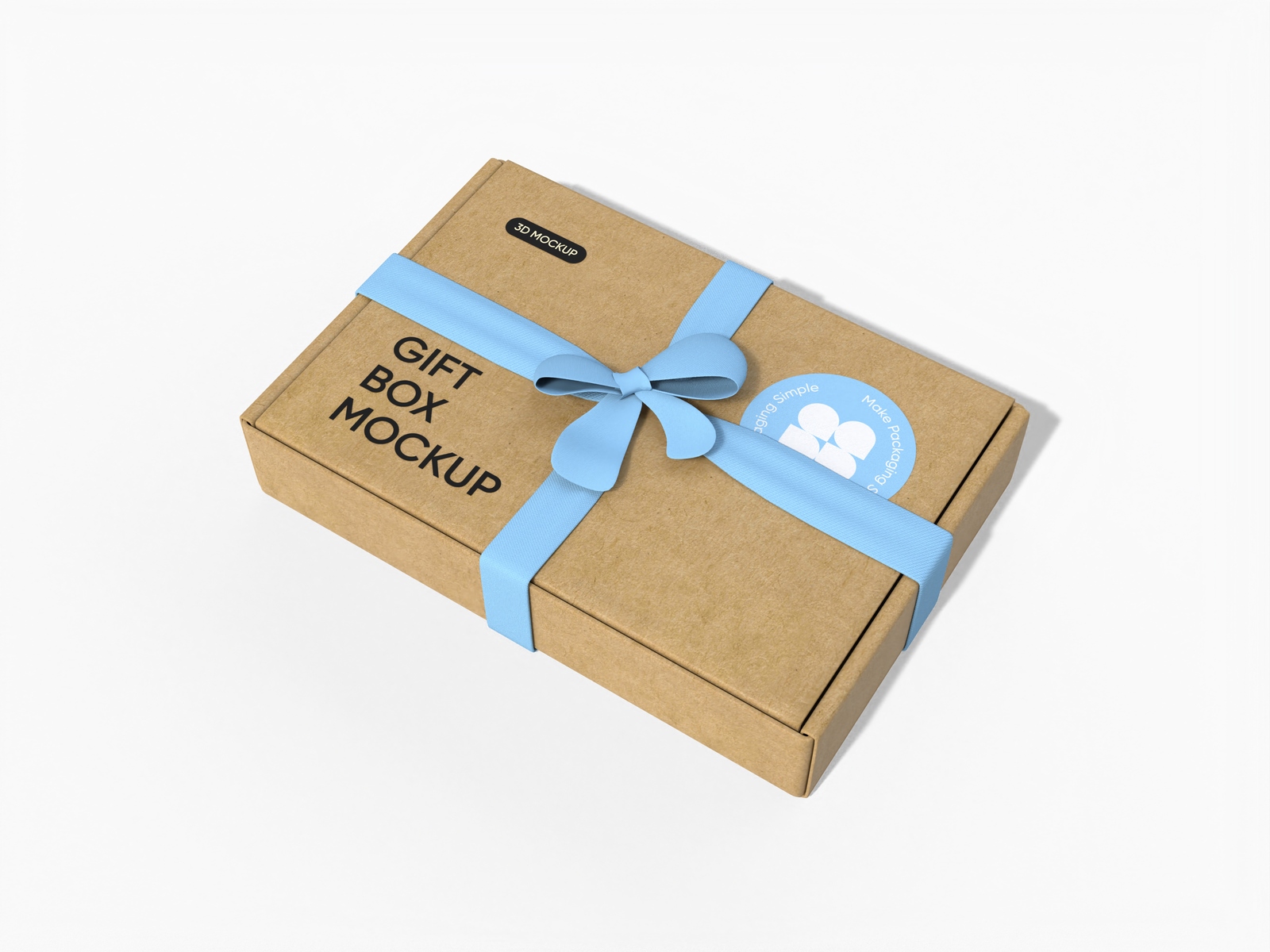 Healthy gift snack box mockup Healthy gift snack box mockup