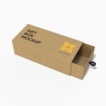 Custom gift sleeve box mockup