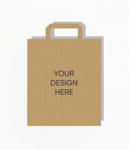 Shopping paper bag mockup