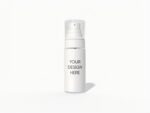 100ml pump head skincare bottle mockup