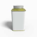 Square can aluminum cans tin mockup 502000