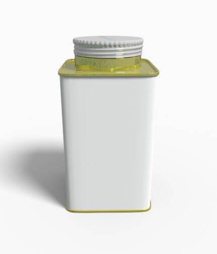 Square can aluminum cans tin mockup 502000