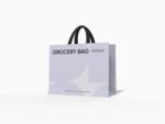 Luxury shopping bag mockup