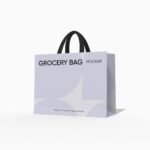 Luxury shopping bag mockup
