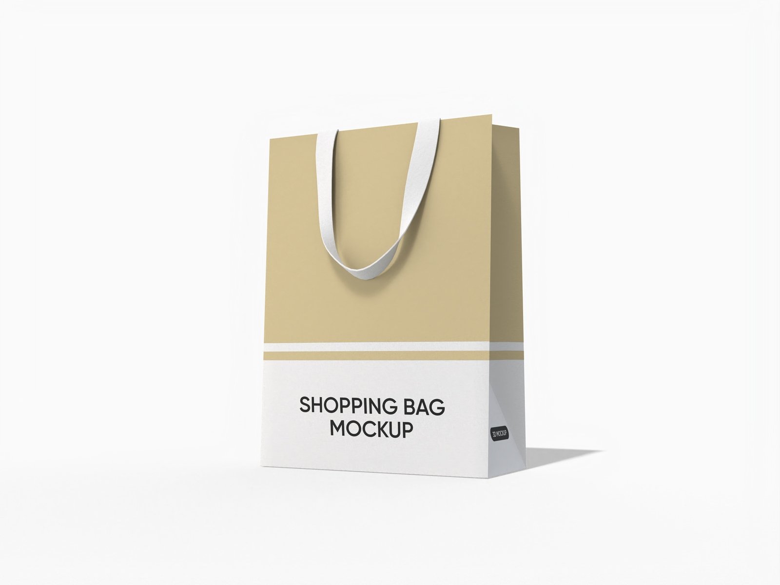 Small shopping bag mockup Small shopping bag mockup