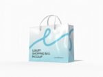 Luxury shopping bag mockup