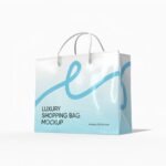 Luxury shopping bag mockup