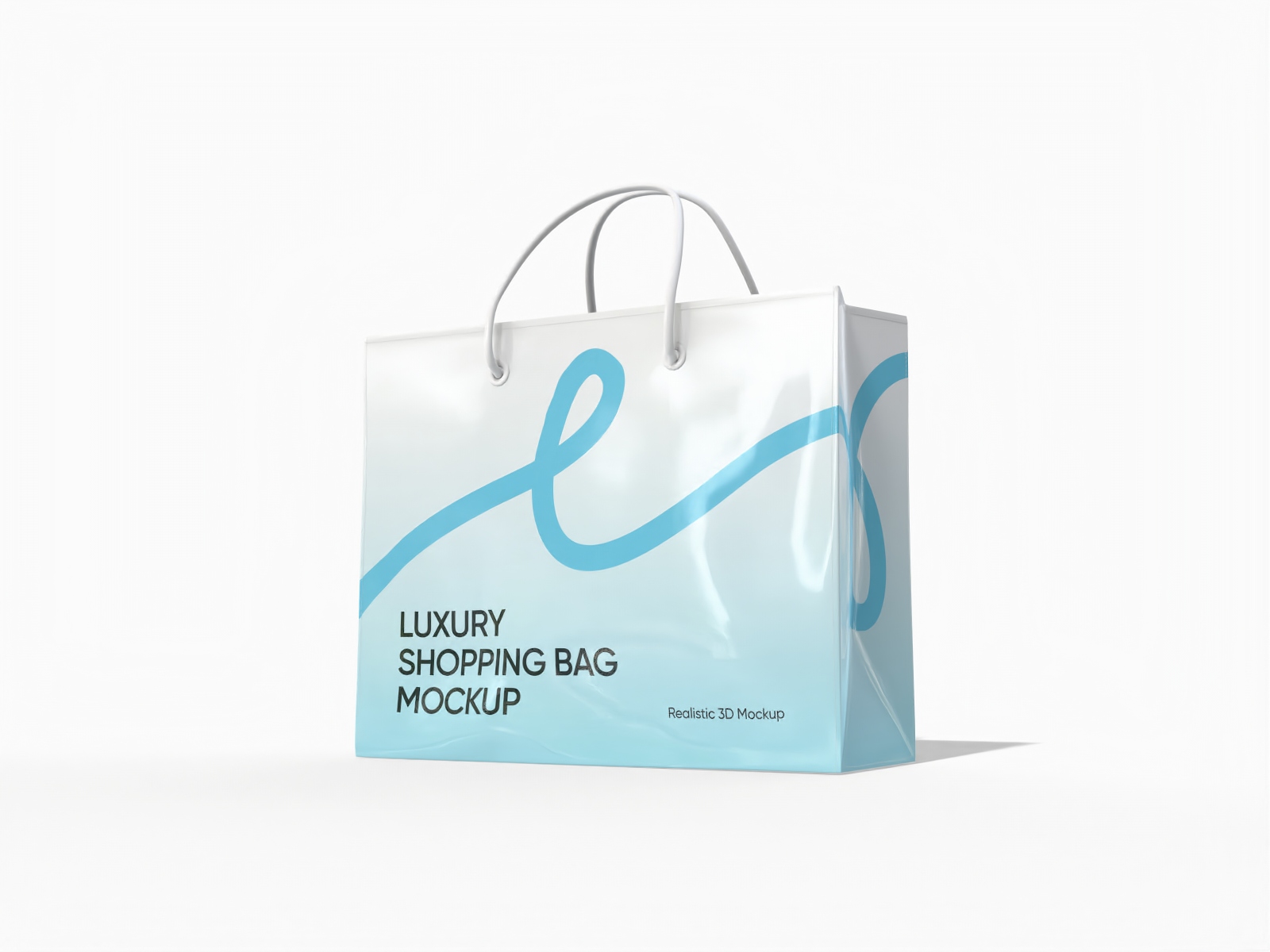 Luxury shopping bag mockup Luxury shopping bag mockup