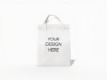 Small takeaway bag mockup