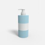 Bottles plastic product label mockup 504610