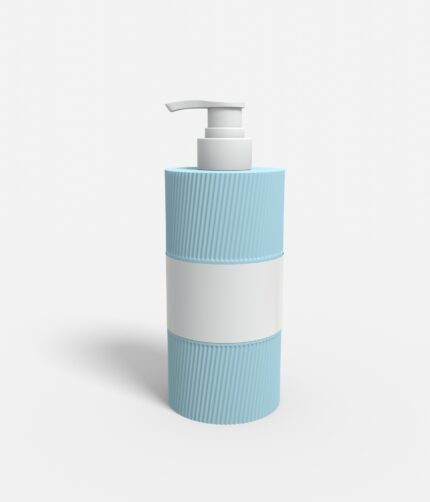 Bottles plastic product label mockup 504610