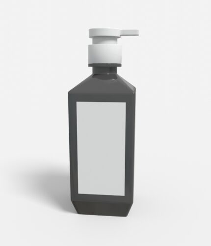 Bottles plastic product label mockup 504640