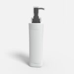 Bottles plastic product label mockup 504690