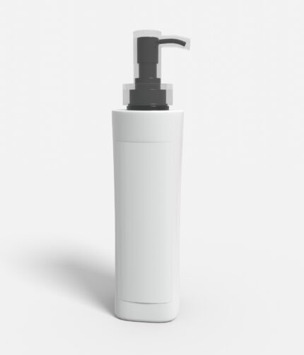 Bottles plastic product label mockup 504690