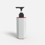 Bottles plastic product label mockup 504700