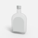 Bottles plastic product label mockup 504780