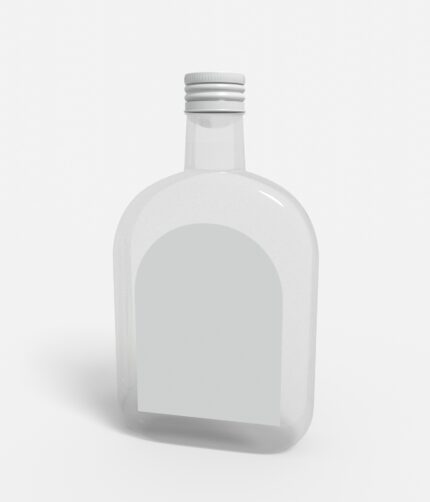 Bottles plastic product label mockup 504780