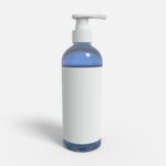 Bottles plastic product label mockup 504800