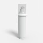 Bottles plastic product label mockup 504820