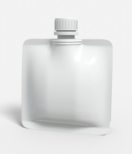 Flexible packaging mylar bag mockup 602430