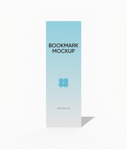 2 x 6" bookmark mockup