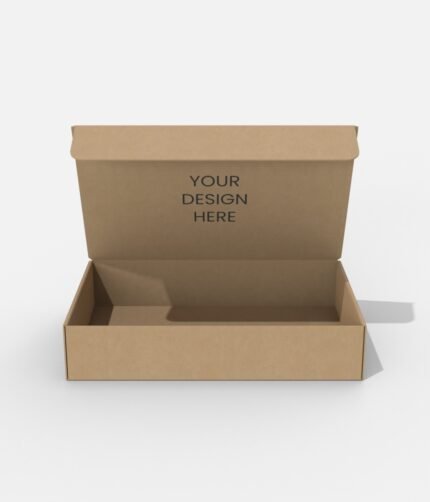 Flip top magnet box mockup