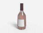 Bottles glass product label mockup 504970