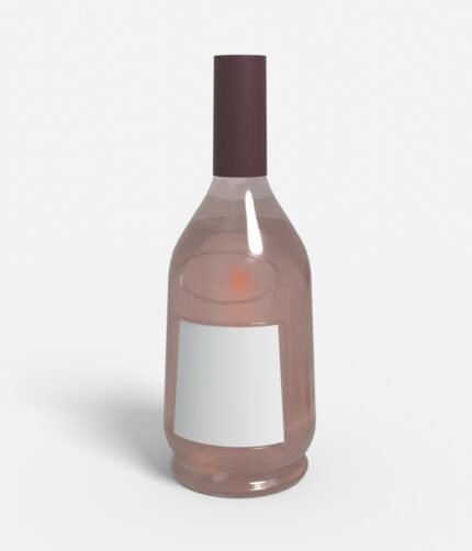 Bottles glass product label mockup 504970