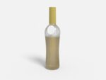 Bottles glass product label mockup 504980