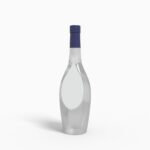 Bottles glass product label mockup 505000