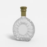 Bottles glass product label mockup 505010