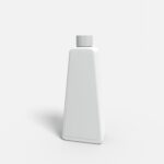 Bottles plastic product label mockup 505120