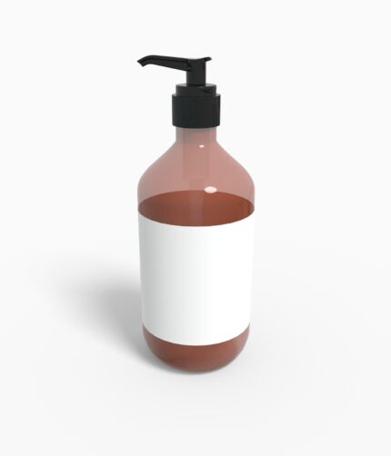 Bottles plastic product label mockup 502880