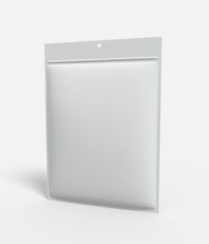 Flexible packaging mylar bag mockup 602530