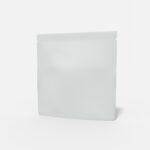 Flexible packaging stand up pouches mylar bag mockup 602550